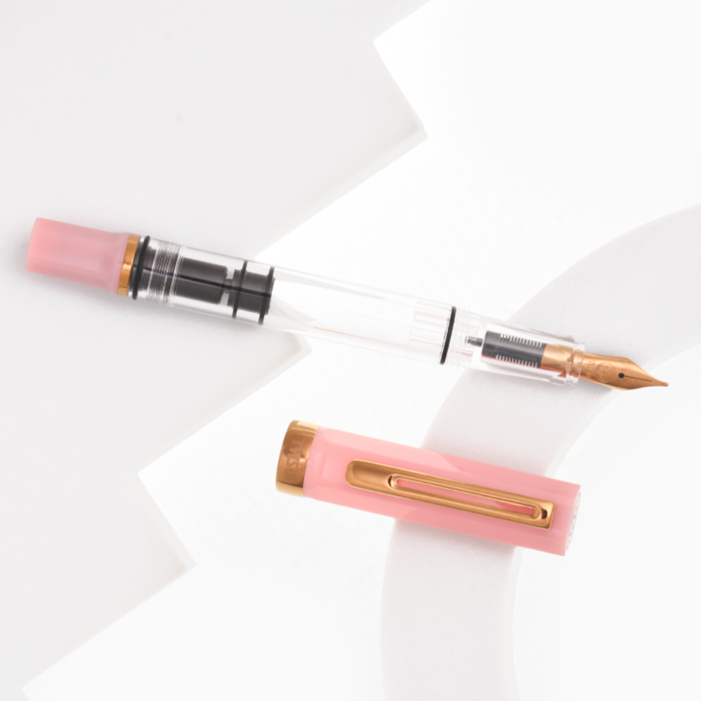TWSBI ECO Pink Lemonade with Bronze Fountain Pen