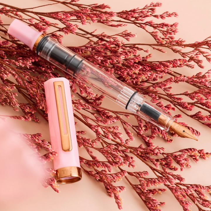 TWSBI ECO Pink Lemonade with Bronze Fountain Pen