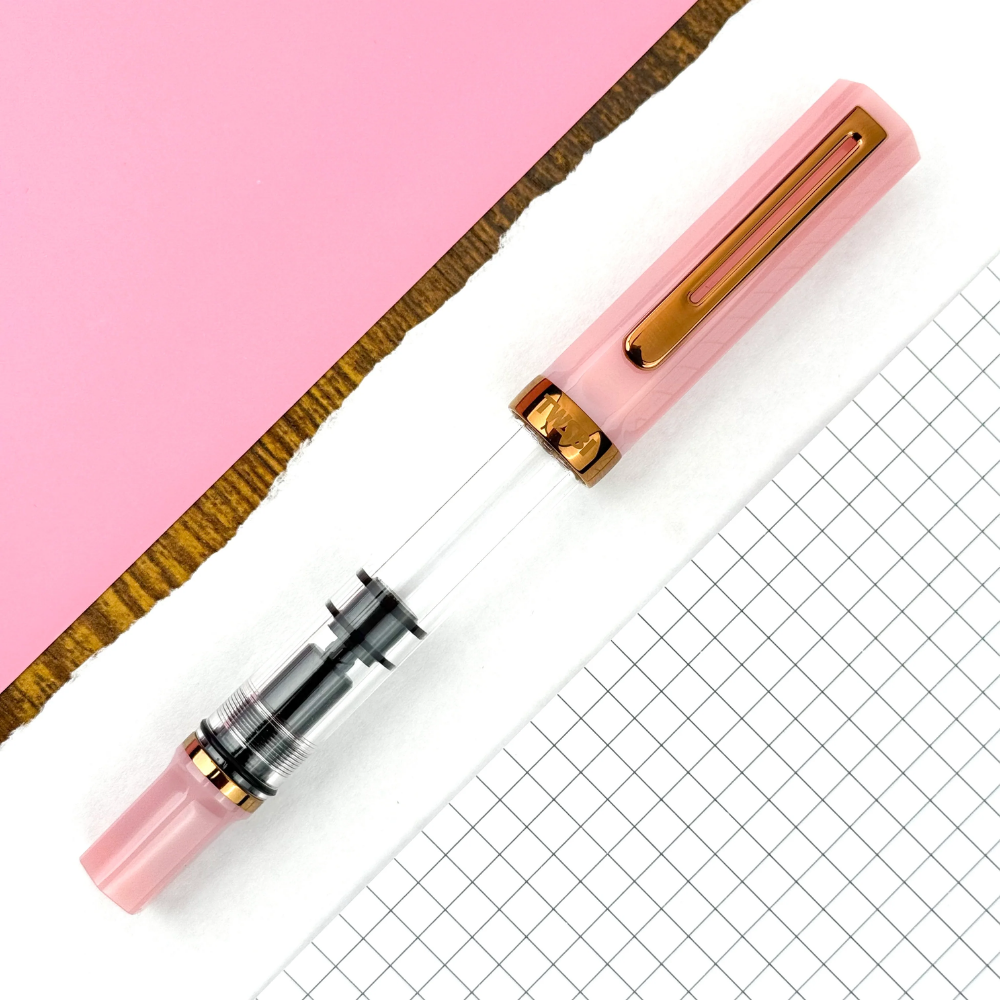 TWSBI ECO Pink Lemonade with Bronze Fountain Pen