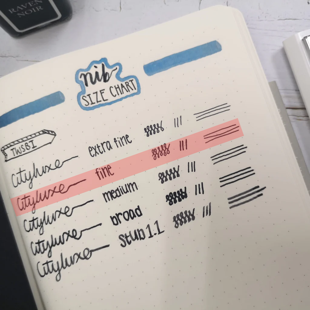 TWSBI ECO Rootbeer with Bronze Fountain Pen — flat lay