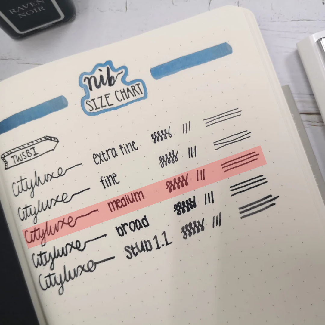 TWSBI ECO Rootbeer with Bronze Fountain Pen — flat lay
