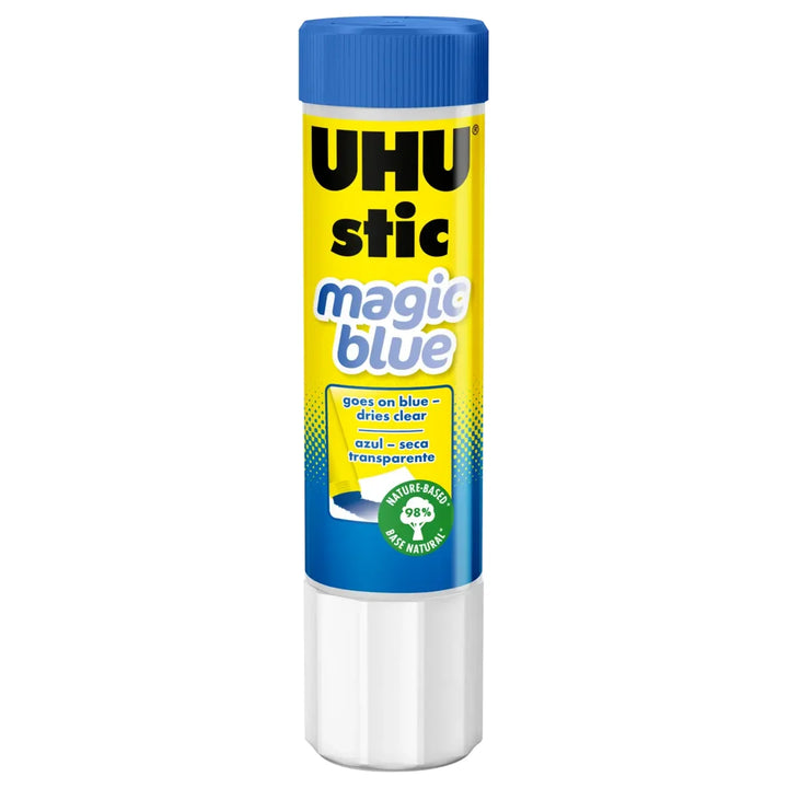 UHU Stic Magic Blue Glue Stick – front view