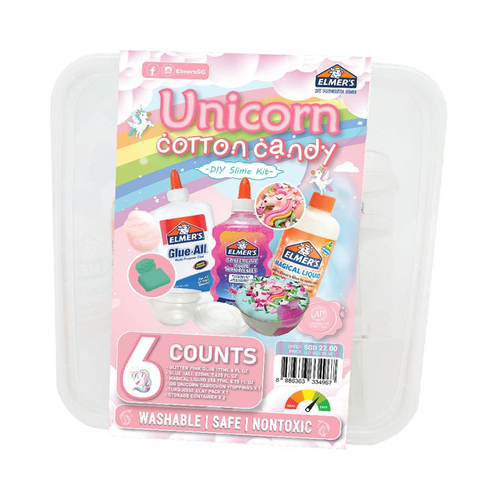 Elmer’s Slime DIY Kit - Unicorn Cotton Candy