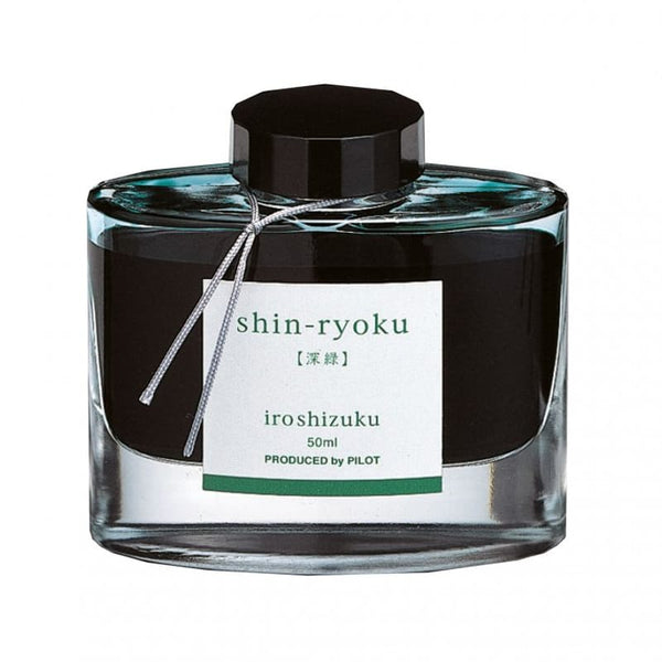 Load image into Gallery viewer, Pilot Iroshizuku 50ml Ink Bottle Fountain Pen Ink - Shin-ryoku (Deep Green)
