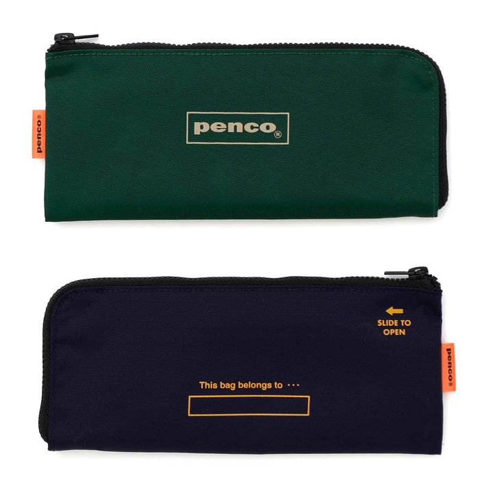 Penco Flat Pencil Case - Orange