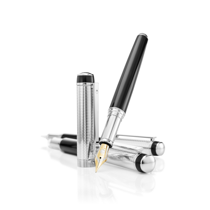 Waldmann Grandeur Series Black — Waldmann fountain pen — precision nib writing instrument, at Cityluxe Singapore stationery store