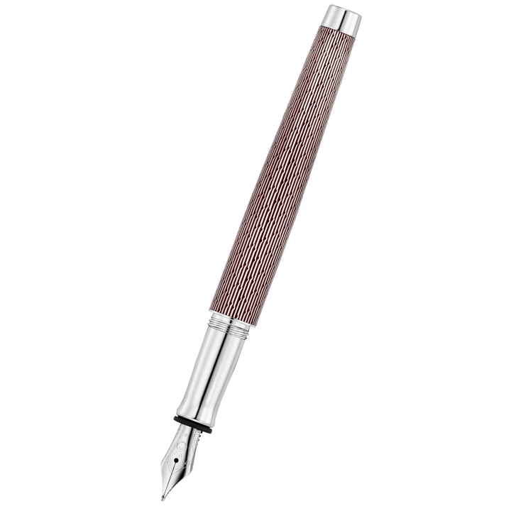 Waldmann Tango Imagination Fountain Pen - Burgundy Red Medium Steel Nib
