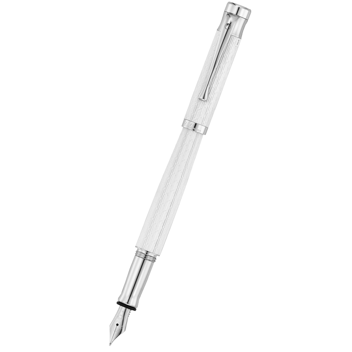 Waldmann Tango Imagination Fountain Pen - White Medium Steel Nib — capped