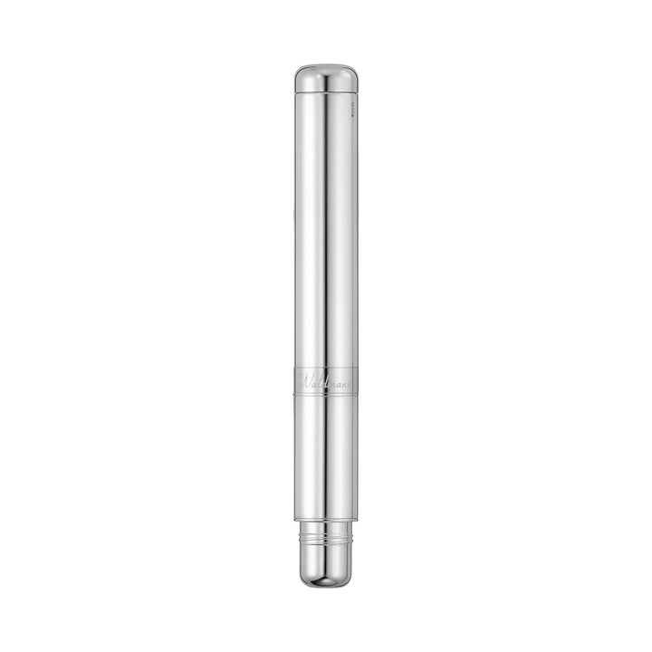 Waldmann Voyager Compact Fountain Pen in Polished 925 Sterling Silver, Medium Steel Nib – view 5 | Cityluxe Singapore