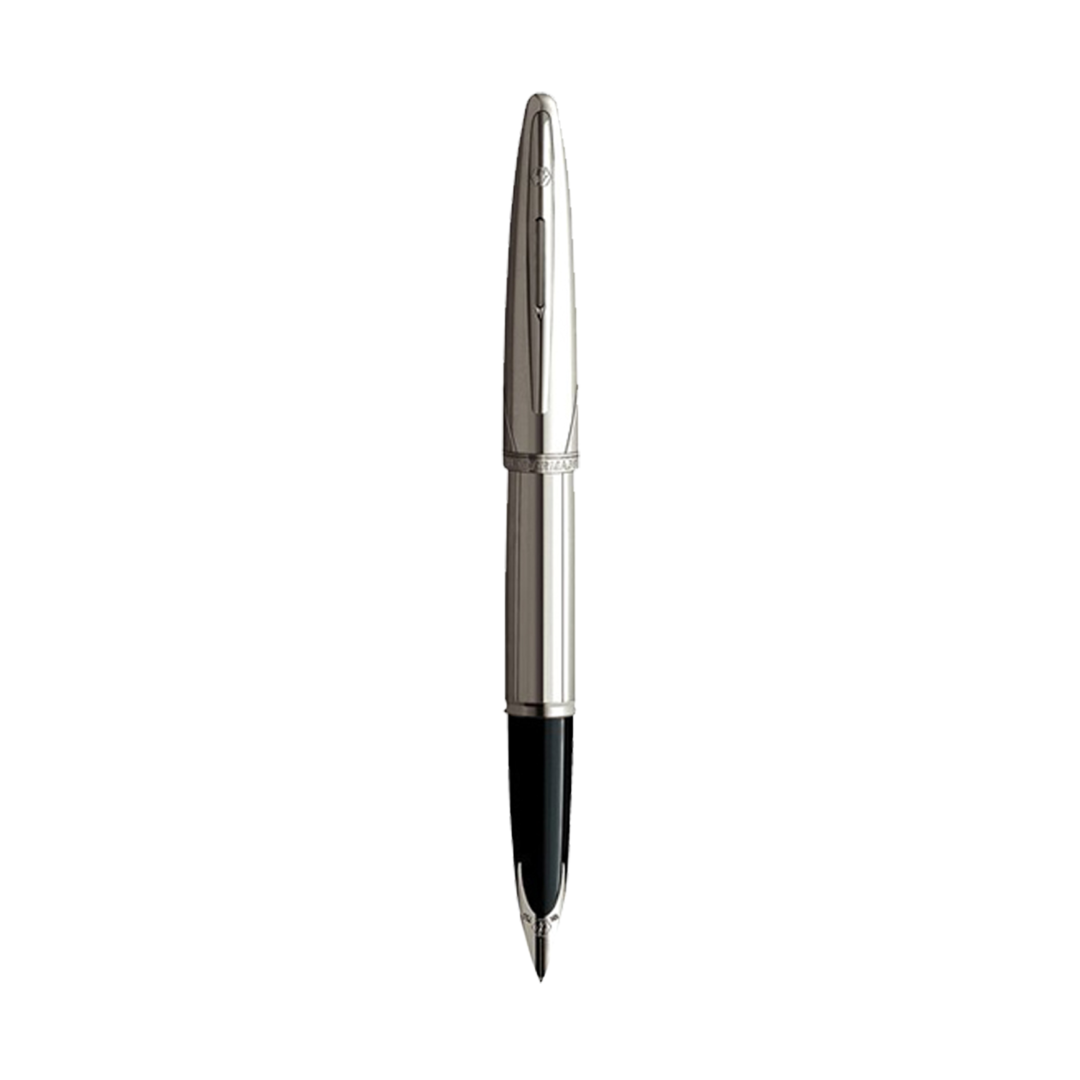Waterman Carene Silver ST Fountain Pen - Broad Nib