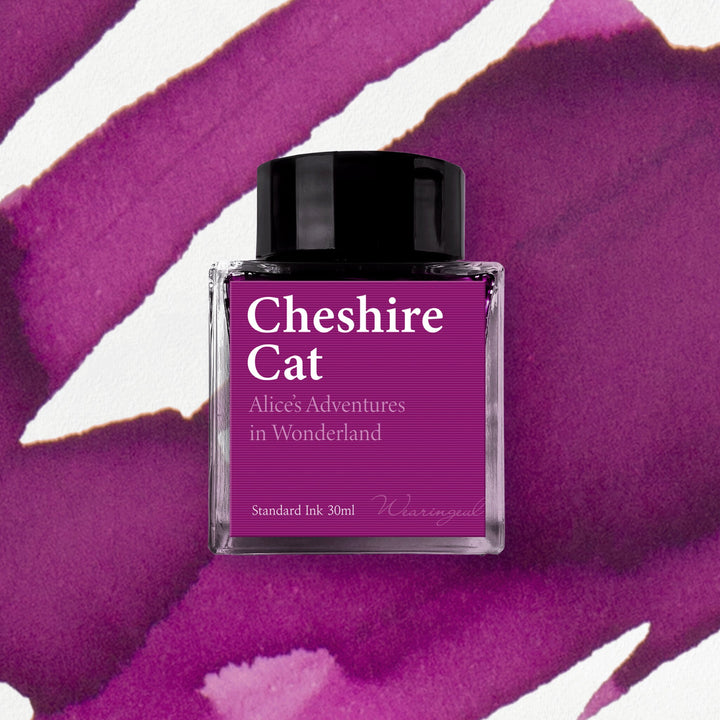 Wearingeul Cheshire Cat ink – Colored Background