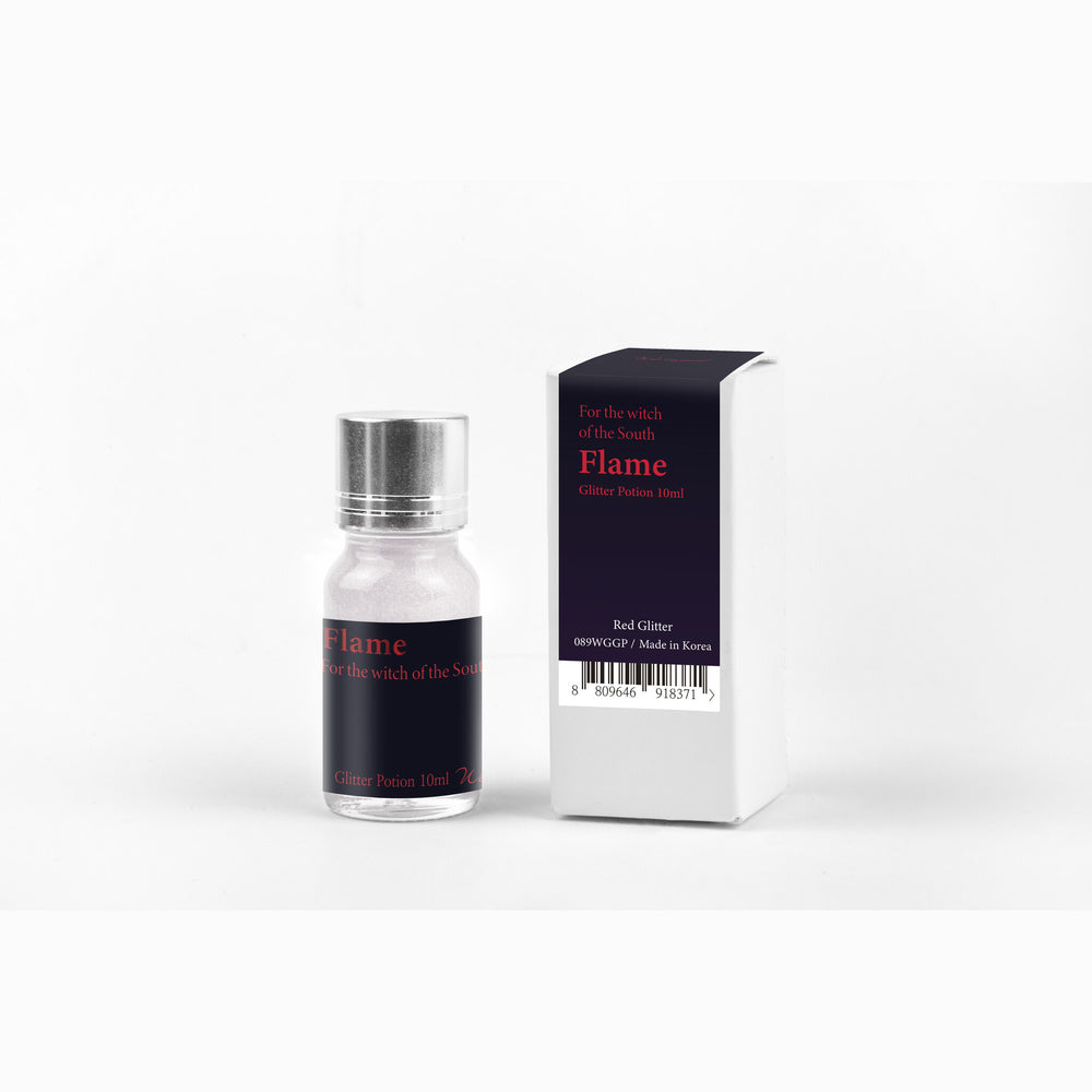 Wearingeul Flame (Wizard of Oz) Glitter Potion 10ml bottle with its packaging box