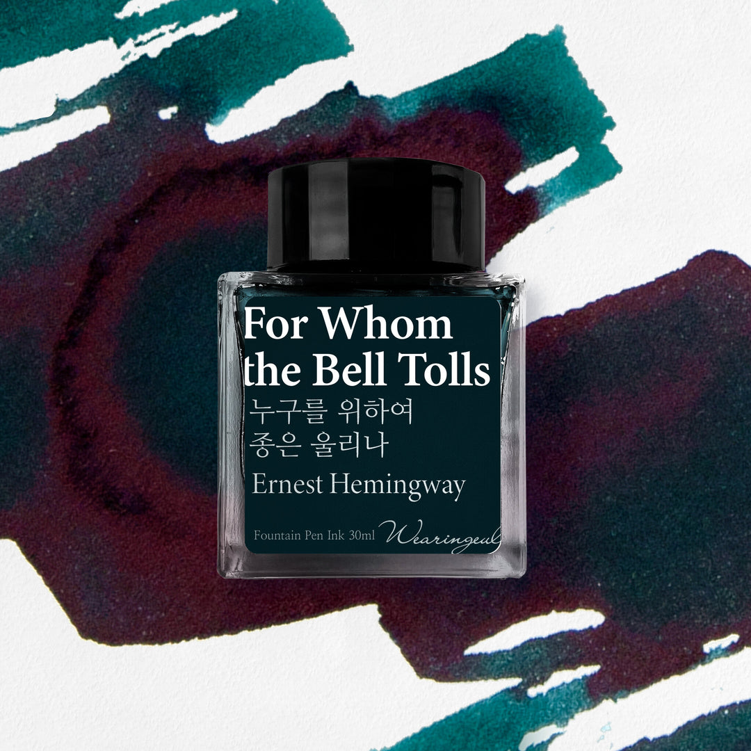 Wearingeul For Whom the Bell Tolls ink – Colored Background