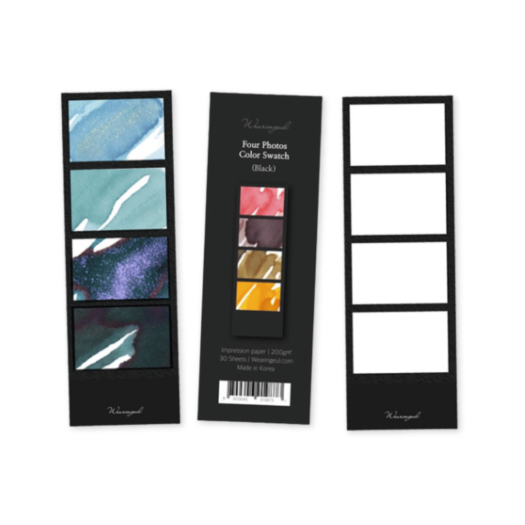 Wearingeul Impression Four Photos Color Swatch (Black) - 50x150mm – main product photo