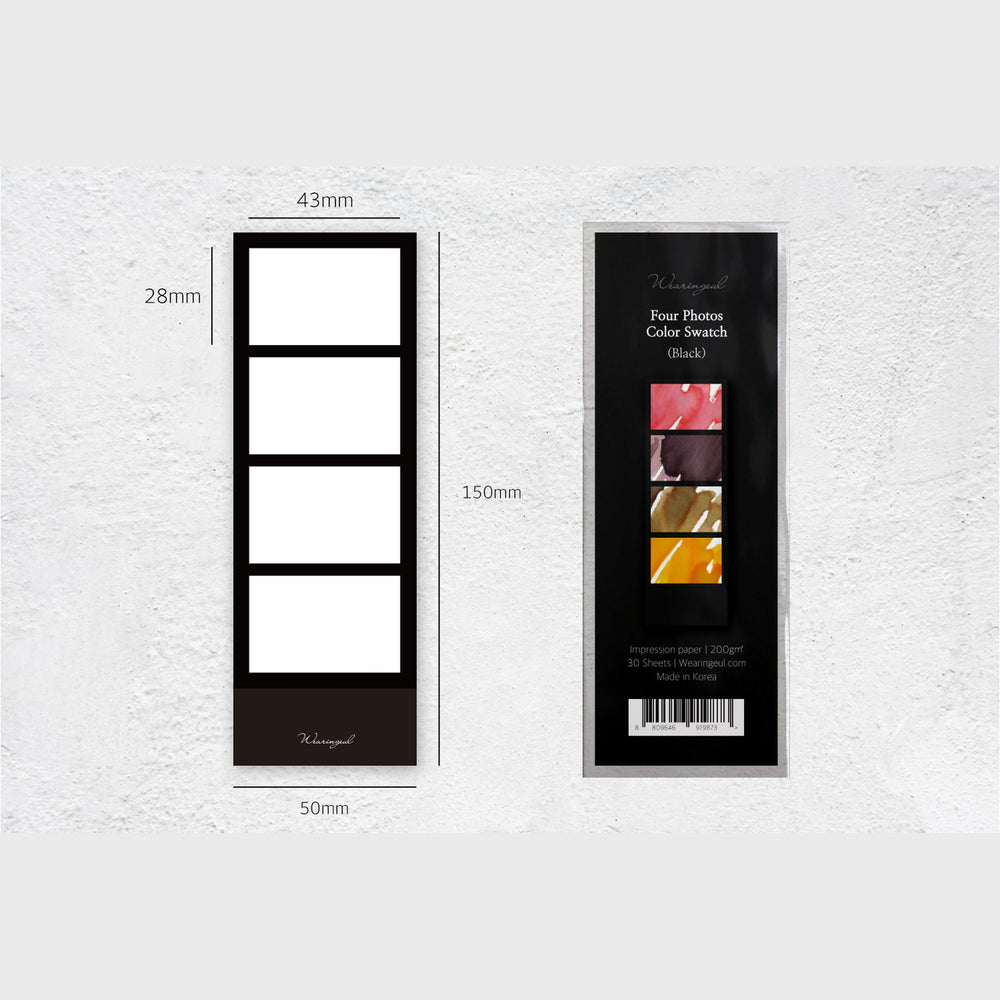 Wearingeul Impression Four Photos Color Swatch (Black) – image 2