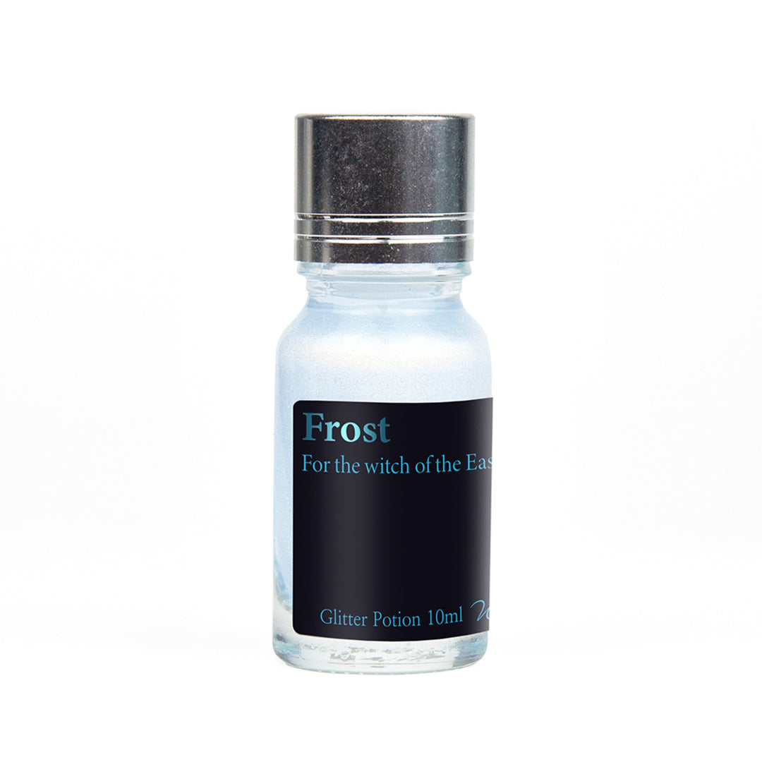 Wearingeul Frost (Wizard of Oz) Glitter Potion 10ml bottle with light blue glitter on a white background