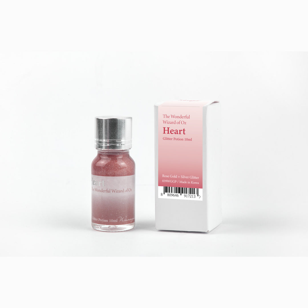 Wearingeul Heart (Wizard of Oz) Glitter Potion 10ml bottle with its packaging box