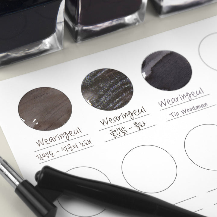 Wearingeul Impression Ink Swatch Card 16 Rounds – image 2