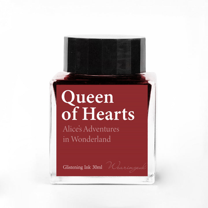 Wearingeul Queen of Hearts ink – White Background