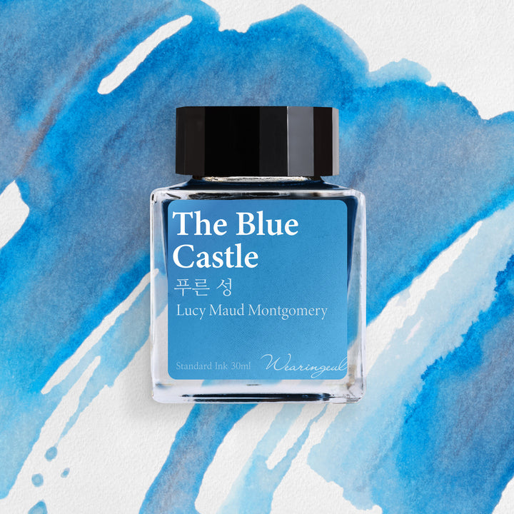 Wearingeul The Blue Castle ink – Colored Background