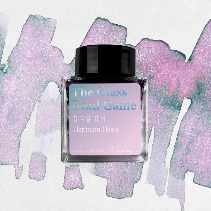 Wearingeul The Glass Bead Game ink – Colored Background