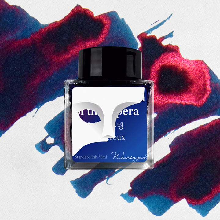 Wearingeul The Phantom of the Opera ink – Colored Background 2