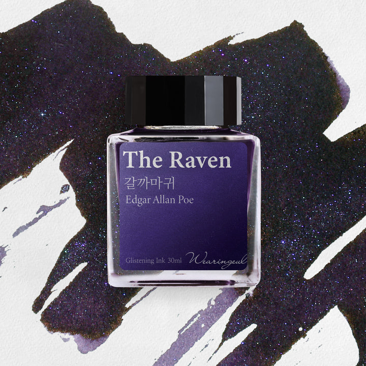 Wearingeul The Raven ink – Colored Background