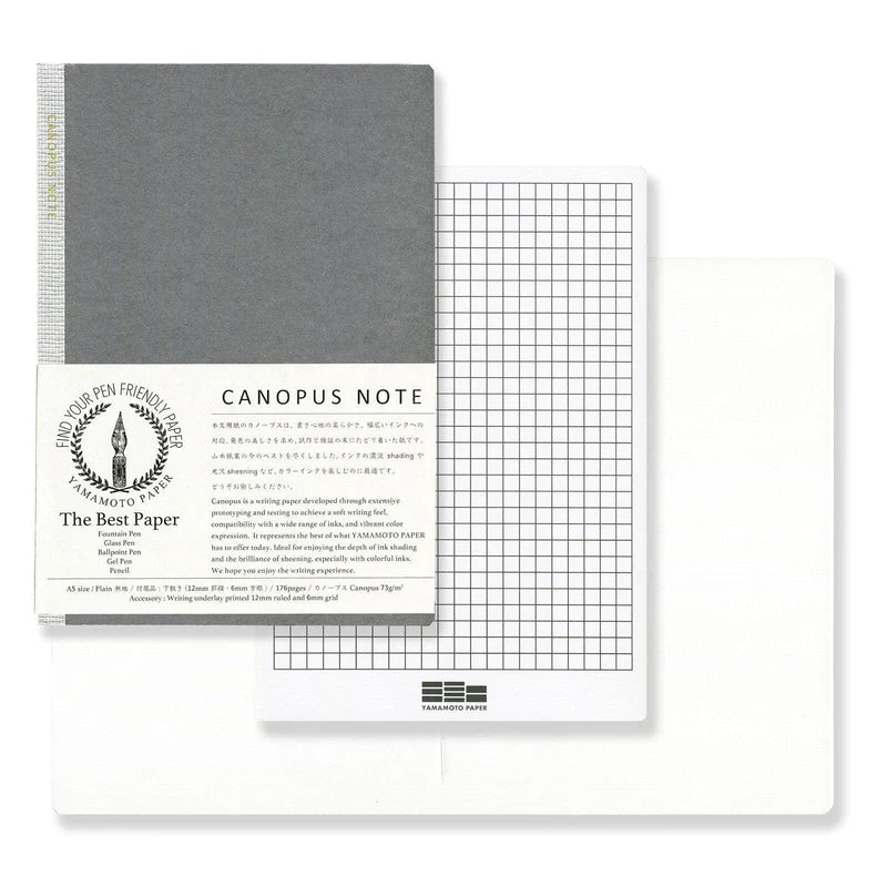 Yamamoto Paper Canopus Note A5 Plain