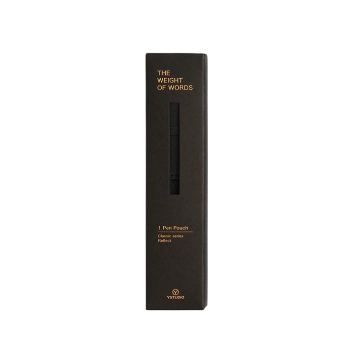 Ystudio Classic Reflect-1 Pen Pouch - Black