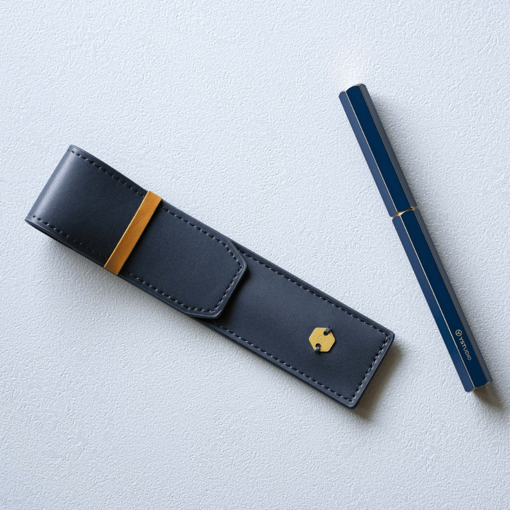 Ystudio Classic Reflect-1 Pen Pouch - Blue