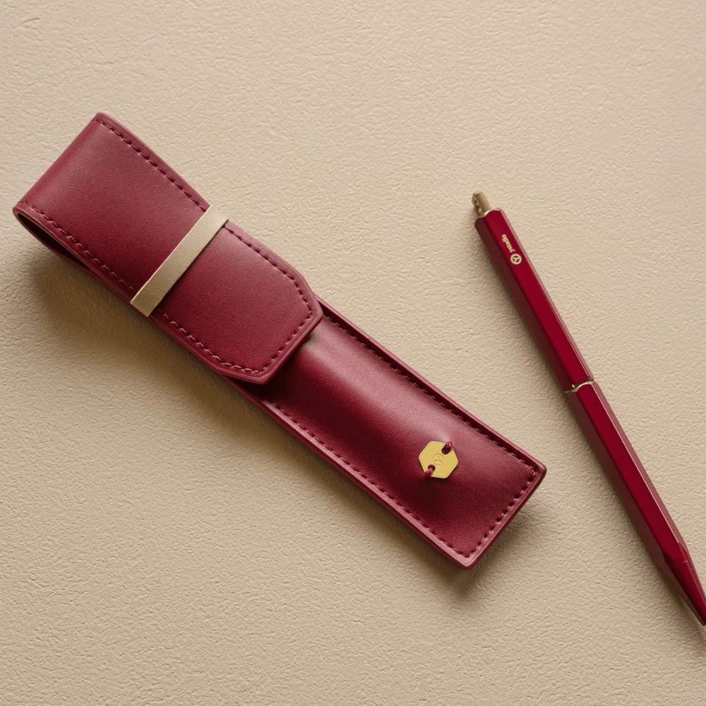 Ystudio Classic Reflect-1 Pen Pouch - Red