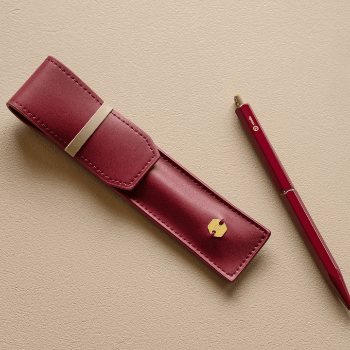 Ystudio Classic Reflect-1 Pen Pouch - Red
