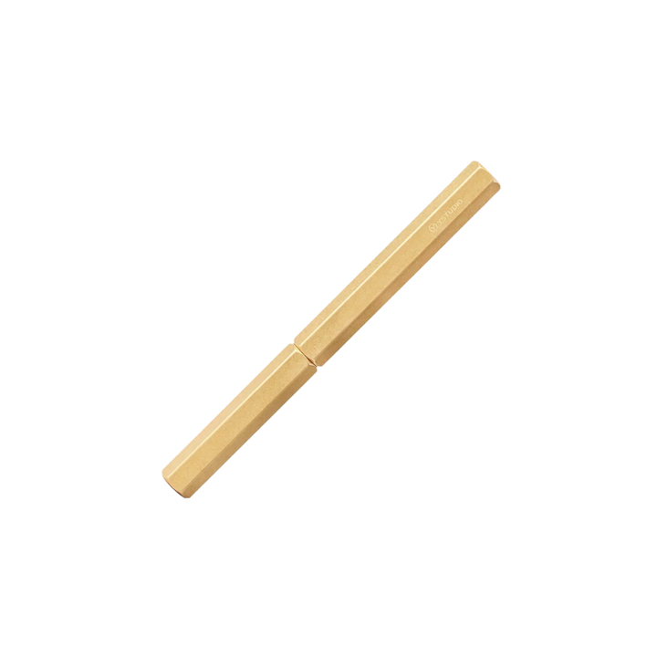 Ystudio Classic Revolve Fountain Pen Brass