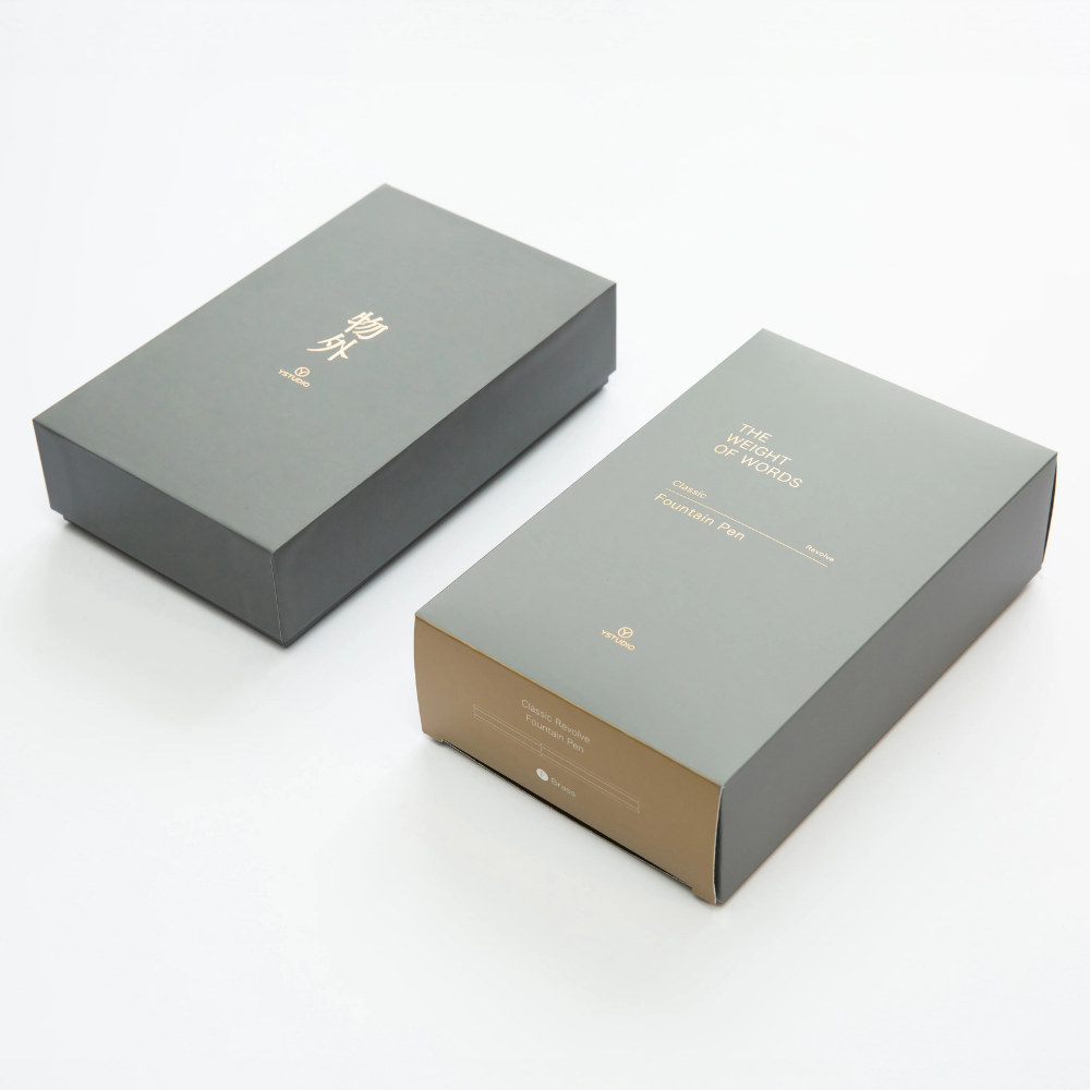 Ystudio Classic Revolve Fountain Pen Brass