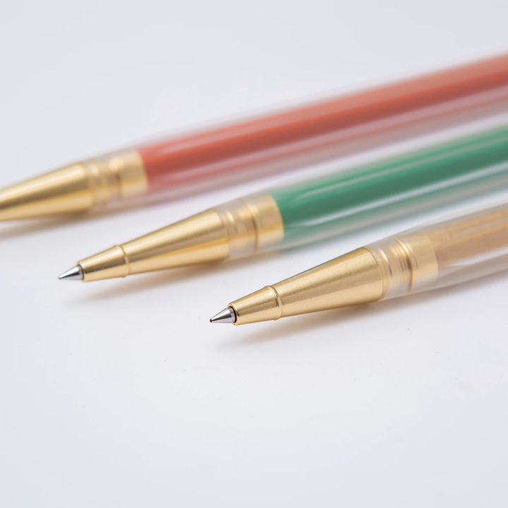 Ystudio Glamour Evolve Elemental Rollerball Pen - Brass Gold