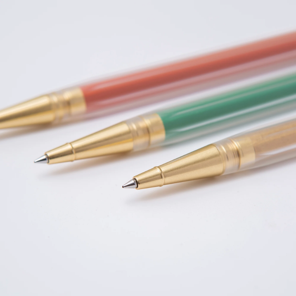 Ystudio Glamour Evolve Elemental Rollerball Pen - Clear Orange