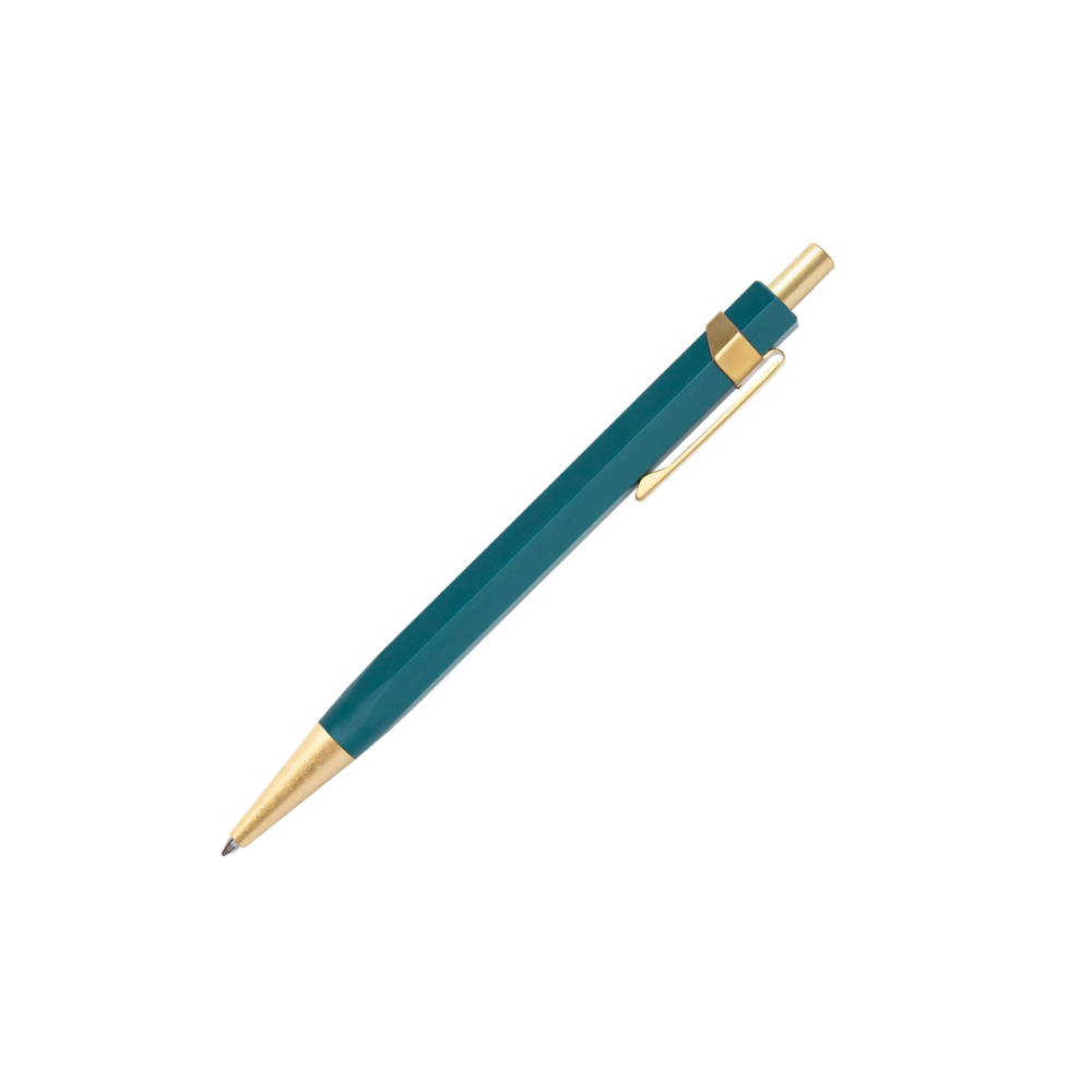 Ystudio Glamour Evolve - Ocean Sustainable Ballpoint Pen - Sea Indigo (With Clip)