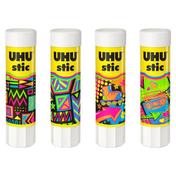 Load image into Gallery viewer, UHU Stic Neon Glue Stick (Set of 4), UHU, Glue, uhu-stic-neon-glue-stick-set-of-5, , Cityluxe
