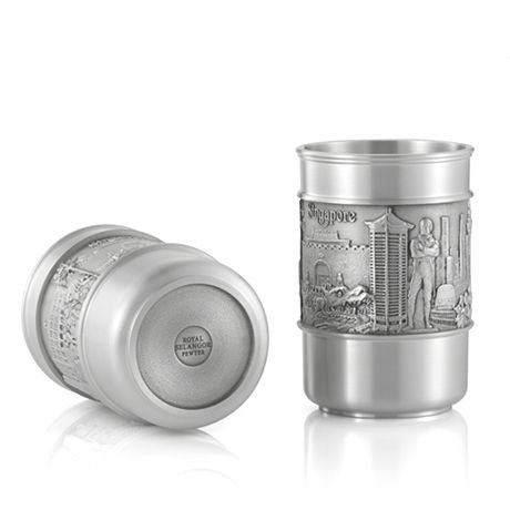 Royal Selangor Singapore Scenes Tumbler Pair, Royal Selangor, Drinkware, royal-selangor-singapore-scenes-tumbler-pair, , Cityluxe
