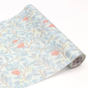 MT Wrap William Morris Arbutus, MT Tape, Washi Tape, mt-wrap-230mm-william-morris-arbutus-mtwrap55, blue, For Crafters, Green, mt wrap, mtwrap, washi tape, Cityluxe