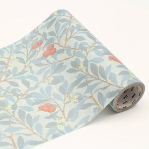 MT Wrap S William Morris Arbutus, MT Tape, Washi Tape, mt-wrap-155mm-william-morris-arbutus-mtwrmi55, blue, For Crafters, Green, mt wrap, mtwrap, washi tape, Cityluxe
