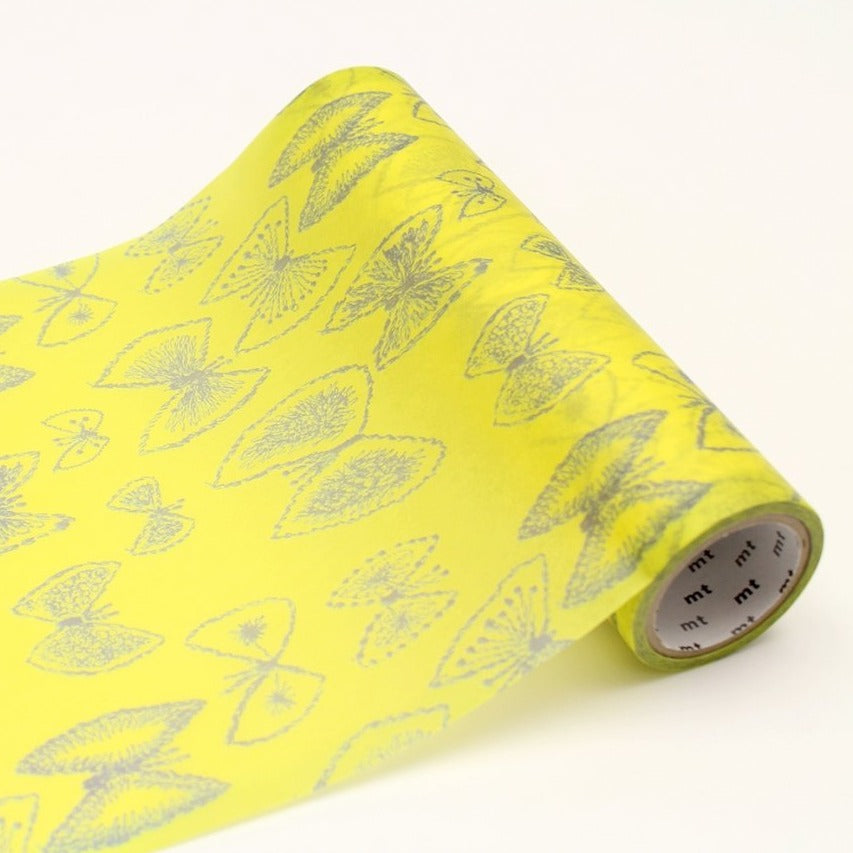 MT Wrap S Mina Sky Flower, MT Tape, Washi Tape, mt-wrap-155mm-mina-sky-flower-mtwrmi59, For Crafters, mt wrap, mtwrap, washi tape, Yellow, Cityluxe