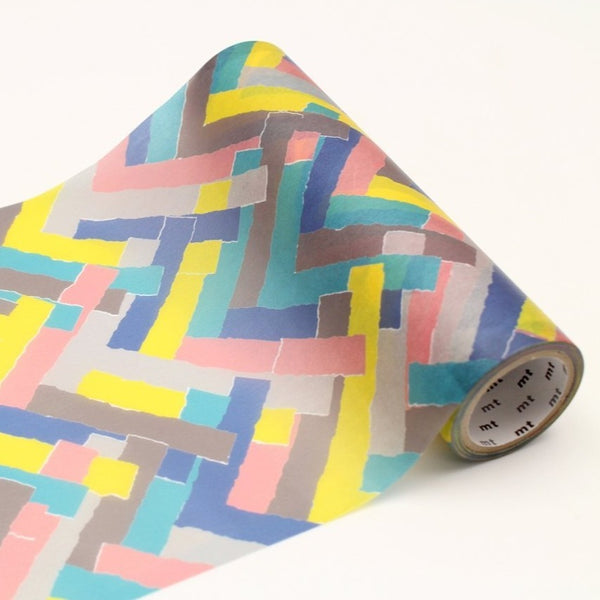 Load image into Gallery viewer, MT Wrap S Mina Prism Vivid, MT Tape, Washi Tape, mt-wrap-155mm-mina-prism-vivid-mtwrmi61, For Crafters, mt wrap, mtwrap, washi tape, Cityluxe

