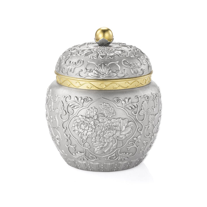 Royal Selangor Peony Tea Caddy, Royal Selangor, Others, royal-selangor-peony-tea-caddy, , Cityluxe