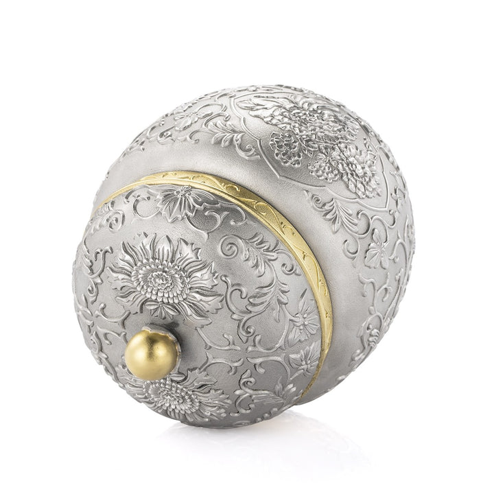 Royal Selangor Peony Tea Caddy, Royal Selangor, Others, royal-selangor-peony-tea-caddy, , Cityluxe
