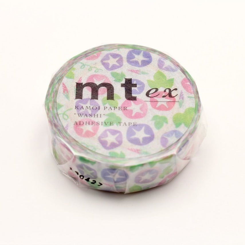MT EX Washi Tape Morning Glory — pattern detail