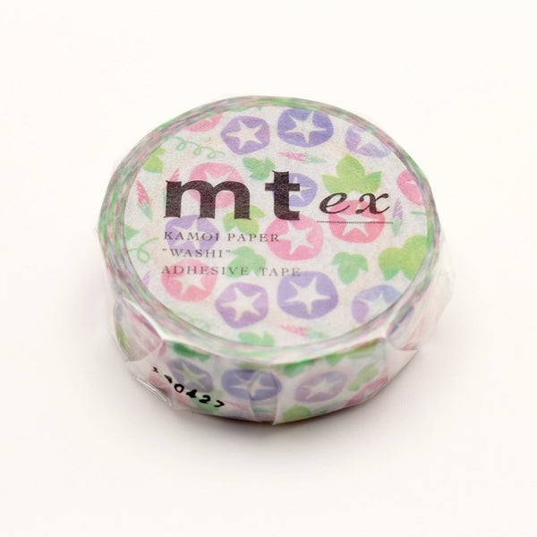 Load image into Gallery viewer, MT EX Washi Tape Morning Glory, MT Tape, Washi Tape, mt-ex-morning-glory-washi-tape-mtex1p150, For Crafters, MT EX, washi tape, Cityluxe
