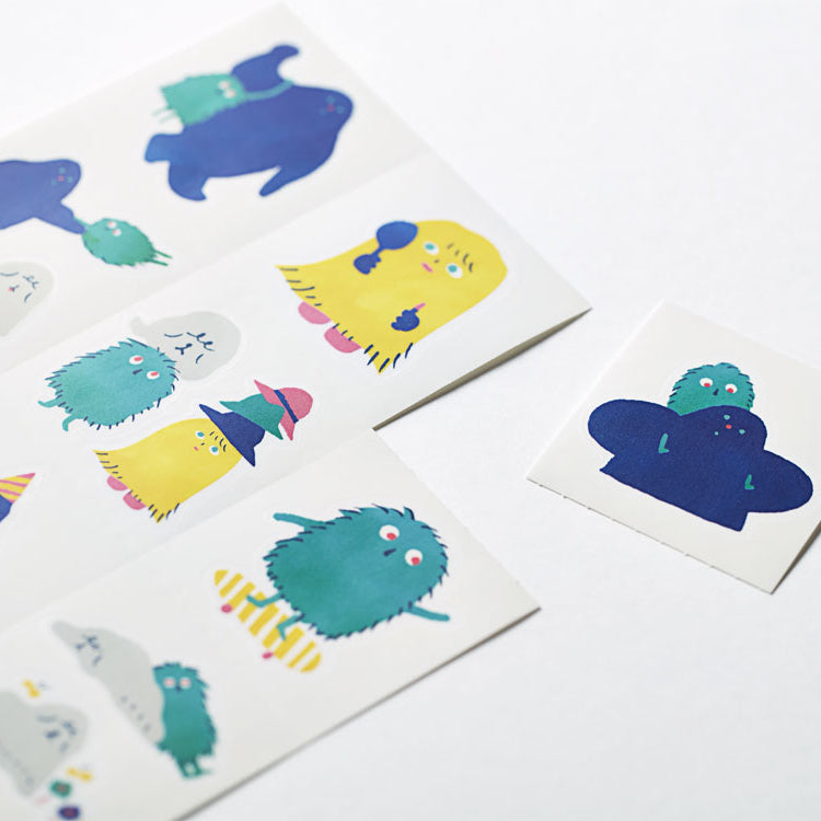 Hitotoki Large Size Sticker Monster — side view