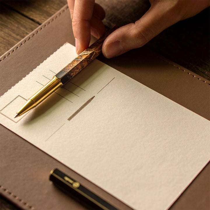 Pre-order Ystudio YAKIHAKU Rollerball Pen (Limited Edition Crafts), Ystudio, Rollerball Pen, ystudio-yakihaku-rollerball-pen-limited-crafts-edition, Gold, Cityluxe