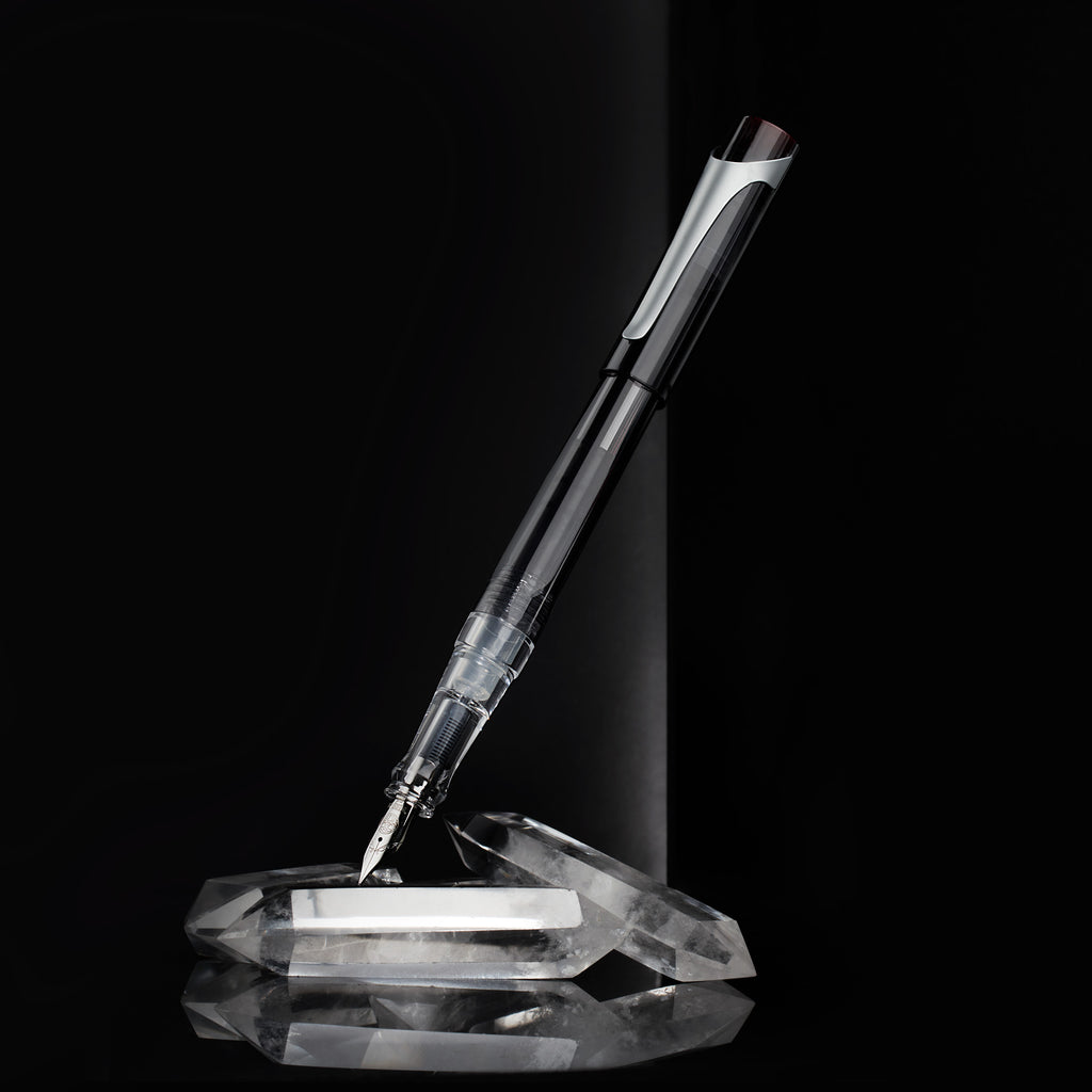 TWSBI SWIPE Fountain Pen Smoke — flat lay